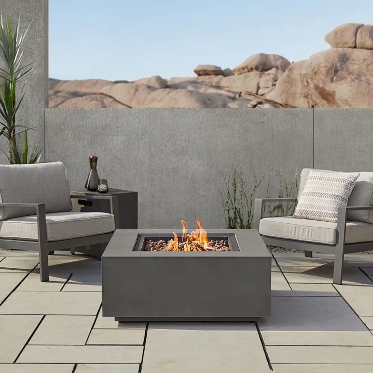 AEGEAN Propane / Natural Gas Outdoor Fire Pit Table