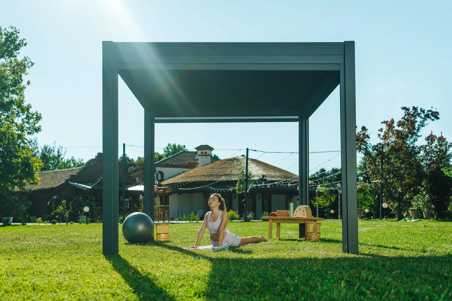 Hansø Aluminum Pergola Kit